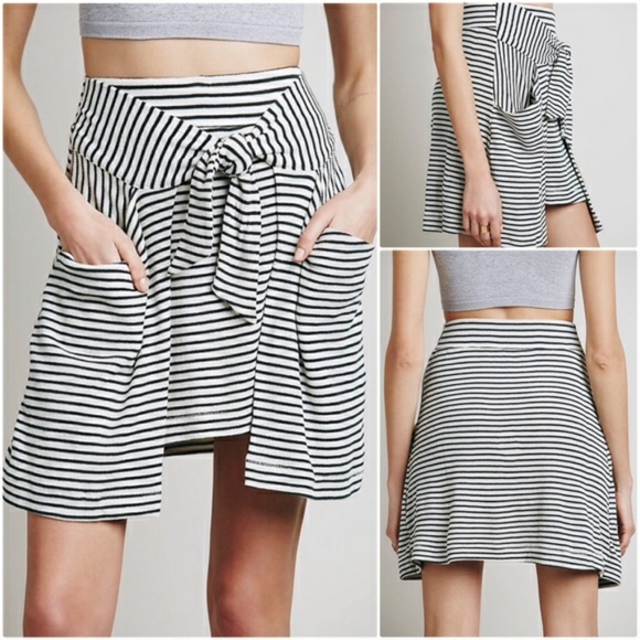 Free People • "All Tied Up" Wrap Skirt - Picture 1 of 10
